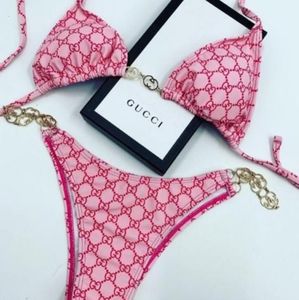 Authentic Gucci pink bikini